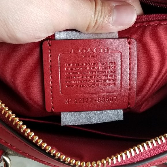 COACH ROWAN SATCHEL IN SIGNATURE CANVAS - Picture 6 of 6